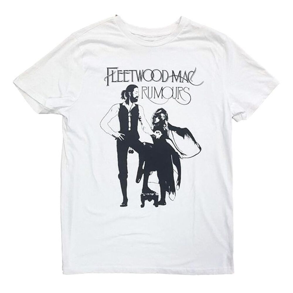 Fleetwood Mac Unisex Adult Rumours T-Shirt / White